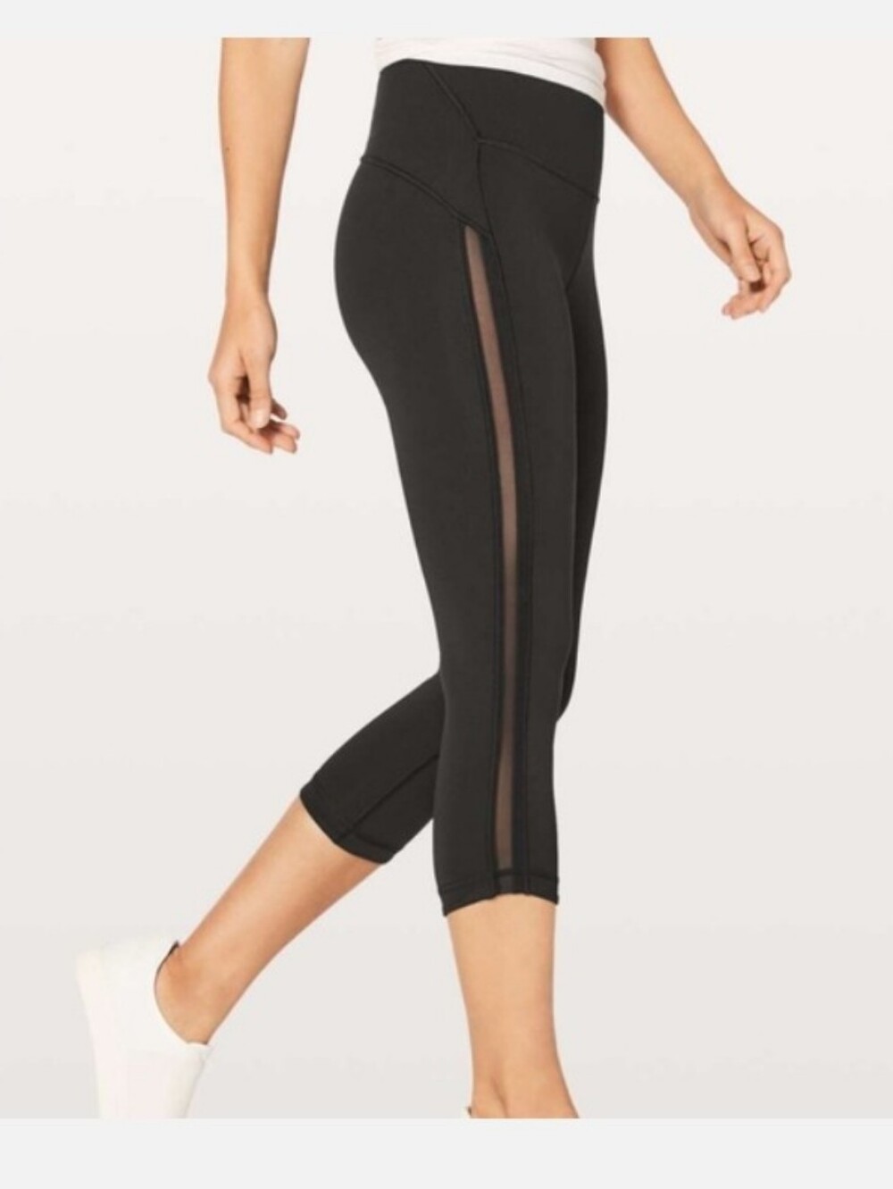 Lululemon Wunder Under Crop (Hi-Rise) Awaken Full-On Luxtreme 21” - Size 10
